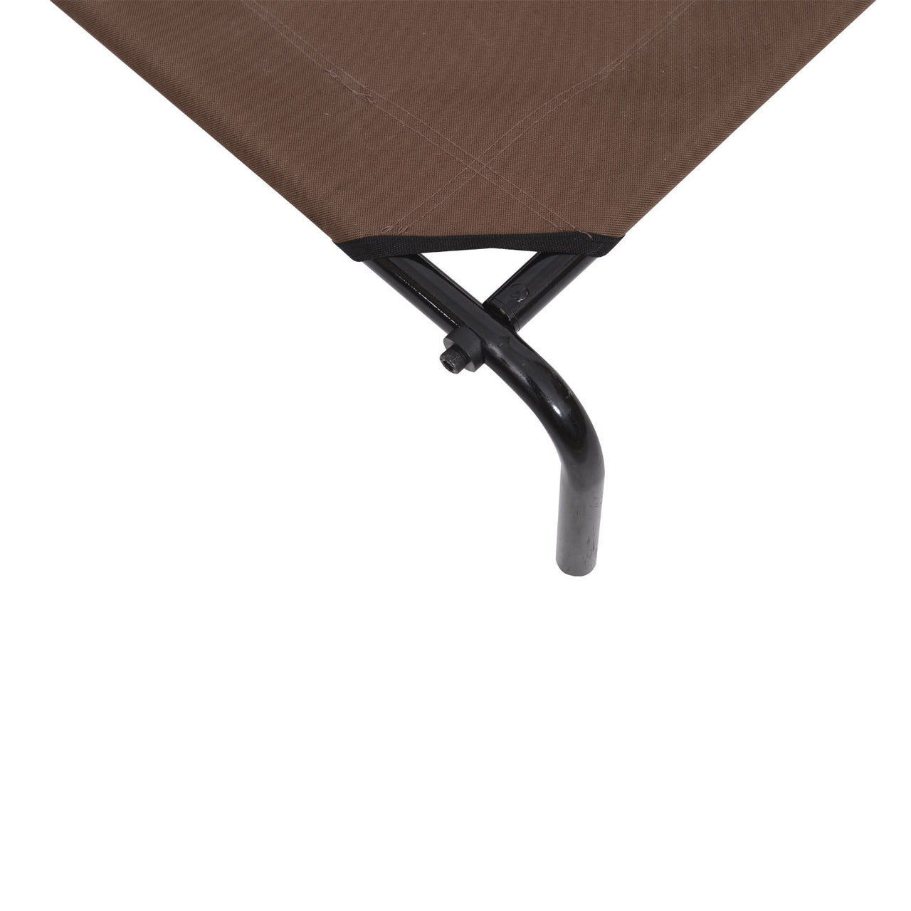 Honden ligbed grote hondenstretcher XL 110×68 cm met 2 overtrekhoezen en stevig metalen frame voor binnen en buiten gebruik