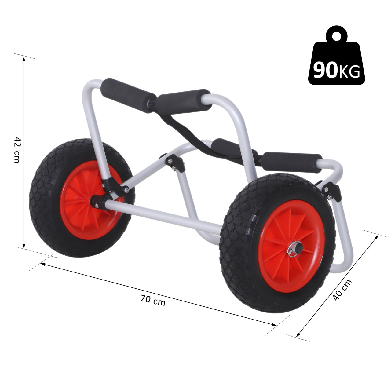 Kayaktrolley sup en kano transportkar – robuust en handig