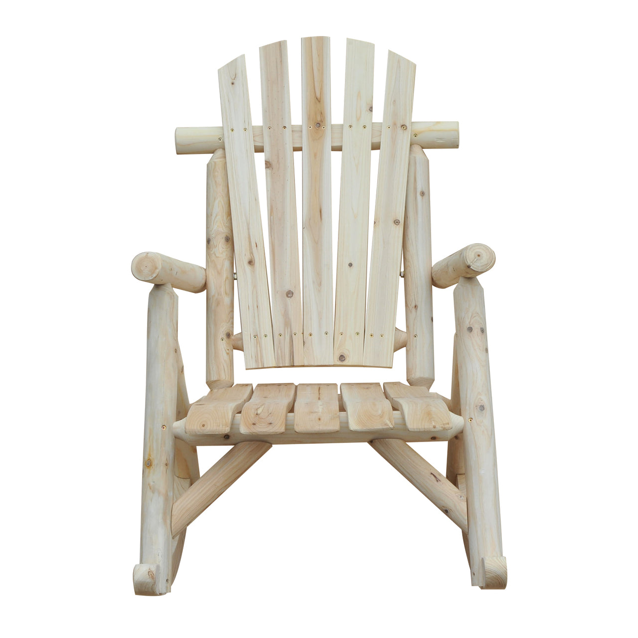 Ergonomische Schommelstoel van Massief Dennenhout – Natuurkleur – 66×96×98 cm