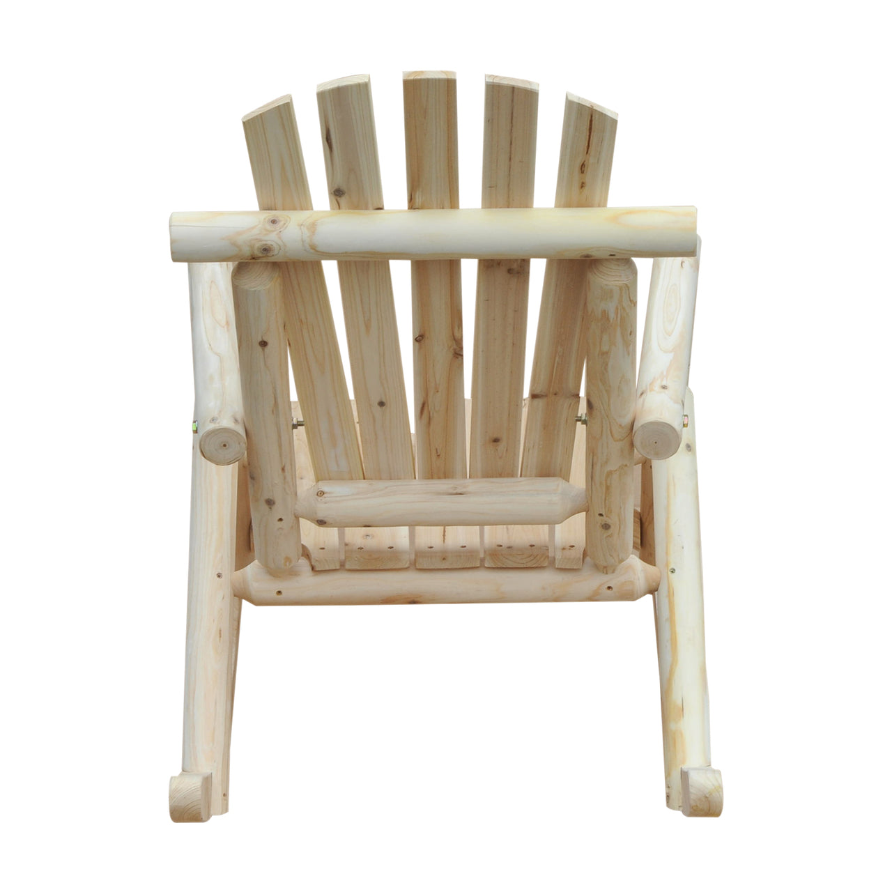 Ergonomische Schommelstoel van Massief Dennenhout – Natuurkleur – 66×96×98 cm