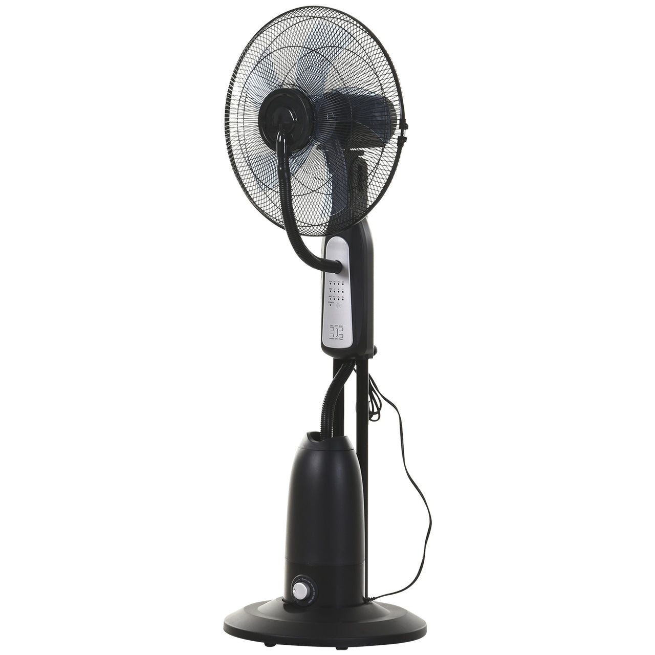 Staande Ventilator met Verstuiver en Afstandsbediening – Ø44,5 cm?