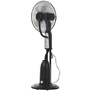 Staande Ventilator met Verstuiver en Afstandsbediening – Ø44,5 cm met oscillerende functie voor optimale ventilatie en verkoeling