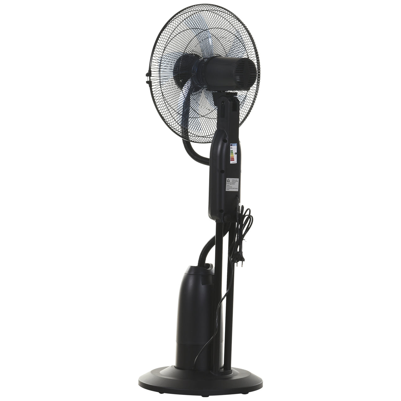 Staande Ventilator met Verstuiver en Afstandsbediening – Ø44,5 cm?