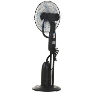Staande Ventilator met Verstuiver en Afstandsbediening – Ø44,5 cm, ideaal voor koeling in warme ruimtes met oscillatie functies