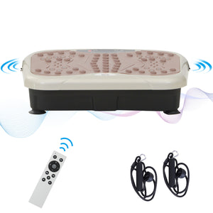 Fitness Trilplaat met 99 Niveaus en Afstandsbediening – Voor Thuisgebruik met voetmassagebramen en verstelbare intensiteit