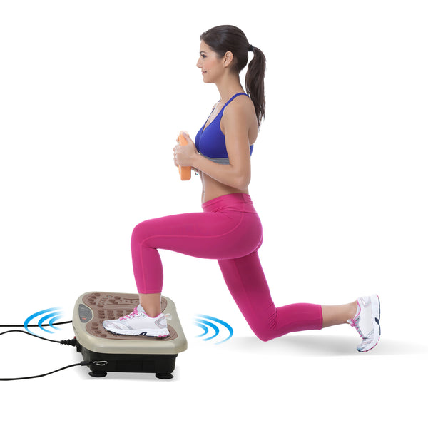 Fitness Trilplaat met 99 Niveaus en Afstandsbediening – Voor Thuisgebruik