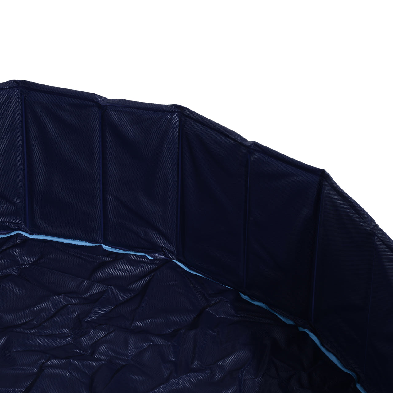Opvouwbaar blauw hondenzwembad – Ø 140 x 30 cm, ideaal voor warme dagen