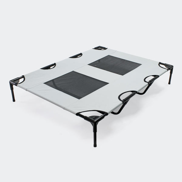 Groot hondenligbed grijs XXL 122x92x23 cm – Comfort voor grote honden | Zenzee