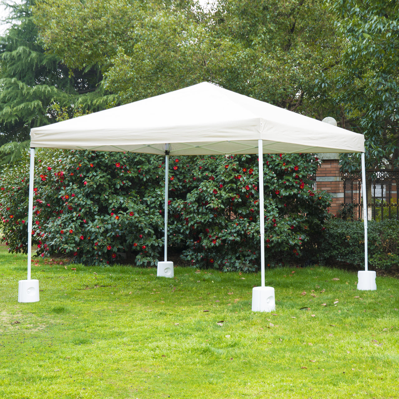Partytent voetgewichten (set van 4, wit)