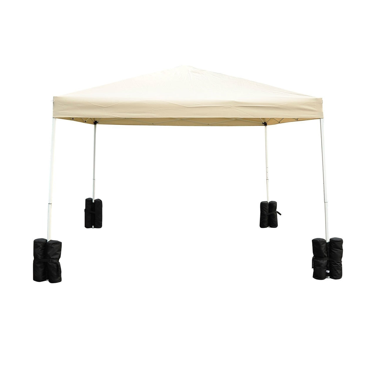 Partytent zandzak gewichten (set van 4, zwart)