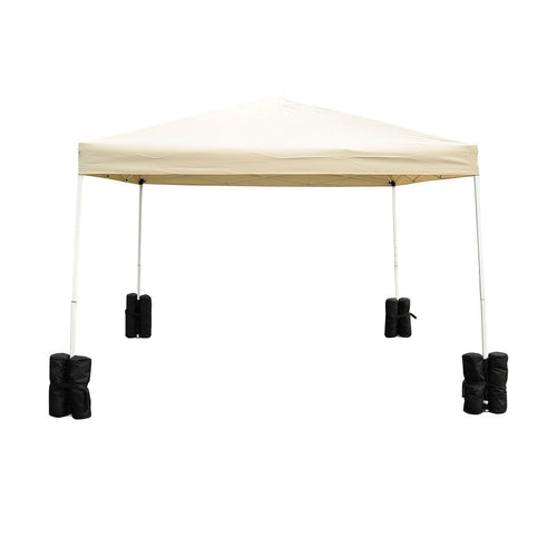 Partytent zandzak gewichten (set van 4, zwart)
