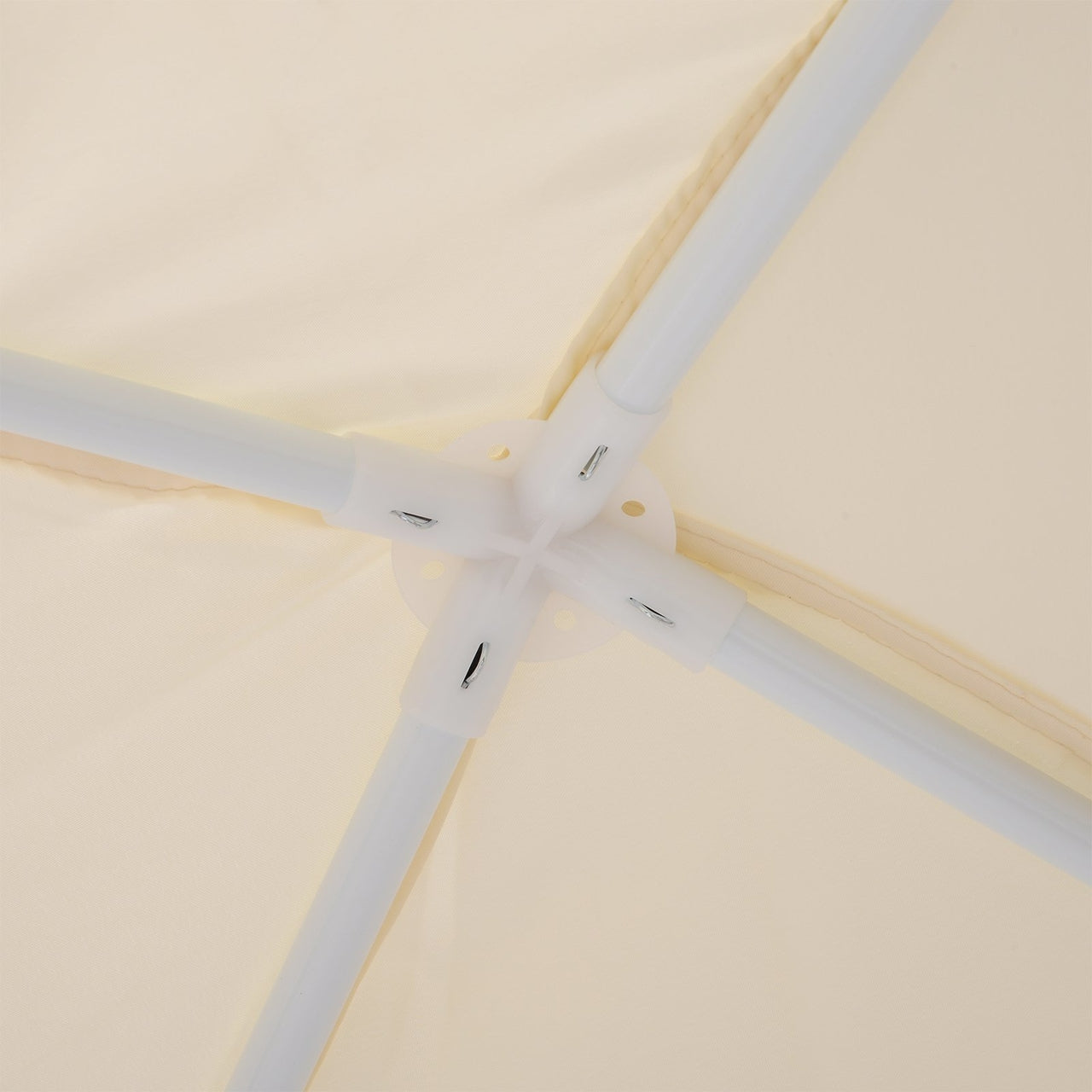 Tuinpaviljoen 3 x 3 m met muggengaas - Beige