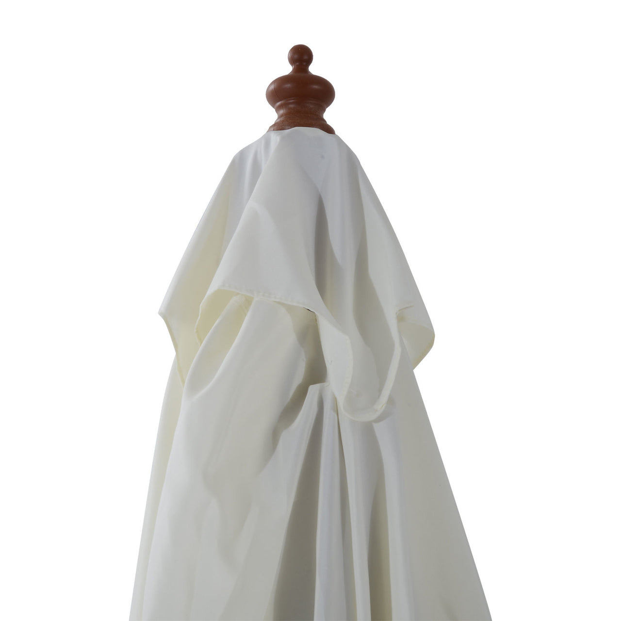 Rechthoekige luxe balkonparasol 200 x 150 cm creme met knikbaar en UV-bescherming