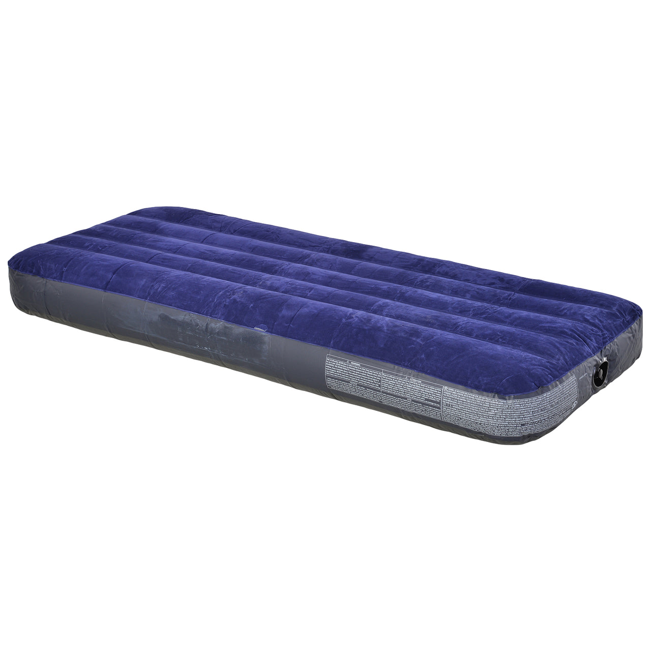 Kampeerbed met matras slaapzak tent groen opvouwbaar 193x78x118 cm