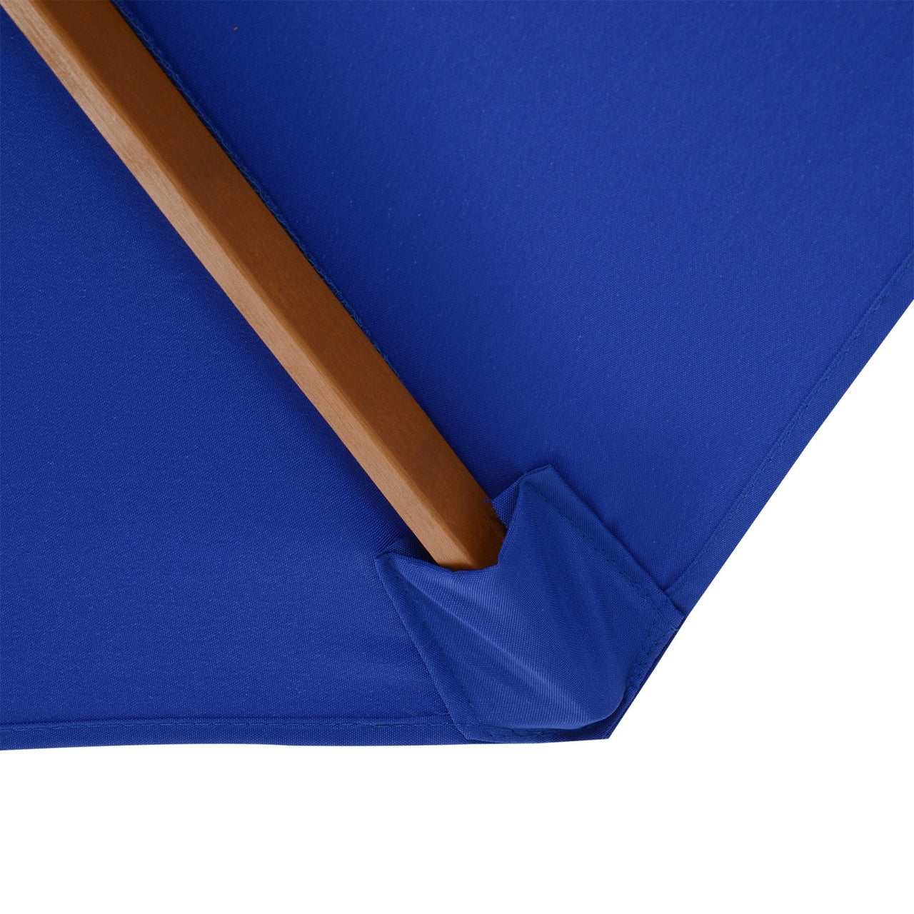 Blauwe balkon parasol 300x245 cm – knikbaar met UV-bescherming