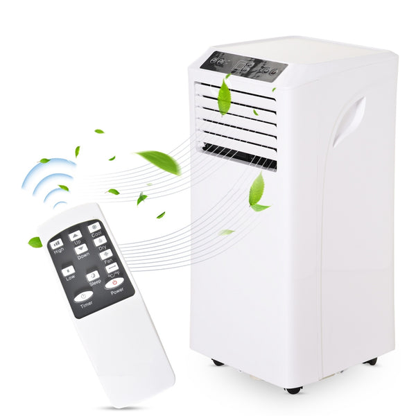 Mobiele airco 9000 BTU – 3-in-1 met afstandsbediening