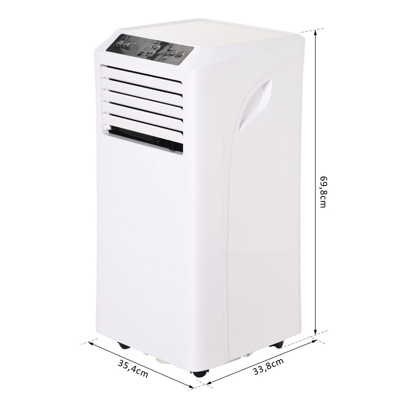 Mobiele airco 9000 BTU – 3-in-1 met afstandsbediening
