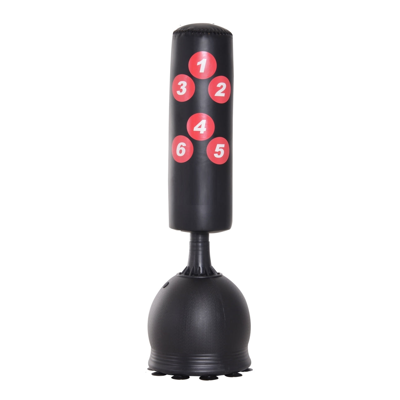 Staande bokszak 165 cm – boksdummy met vulbare voet