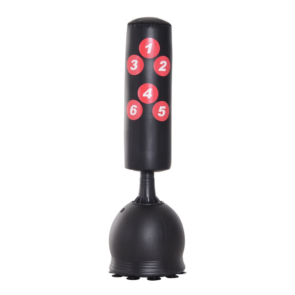 Staande bokszak 165 cm – boksdummy met vulbare voet