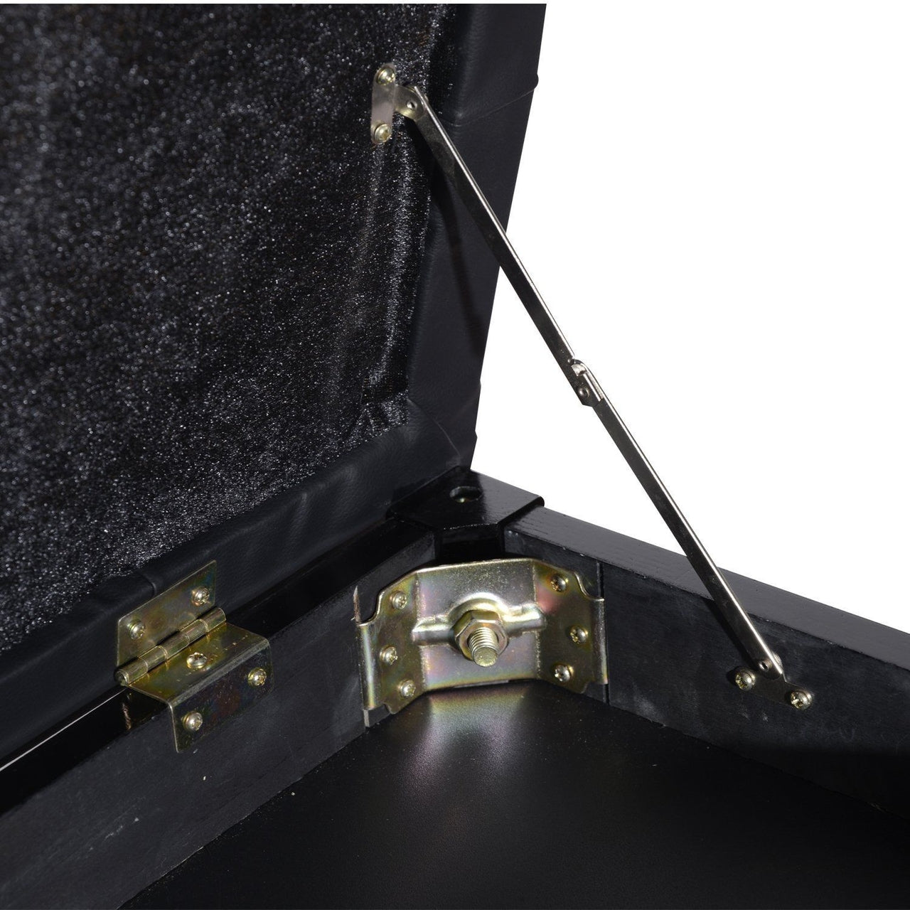 Zwarte pianobank met opbergruimte – klassiek design en zitcomfort