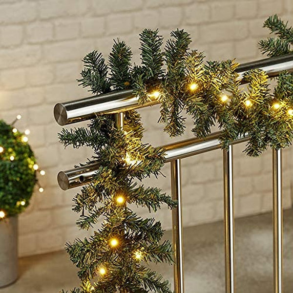 Guirlande met 30 LED's – 2,7 m kerstverlichting voor binnen