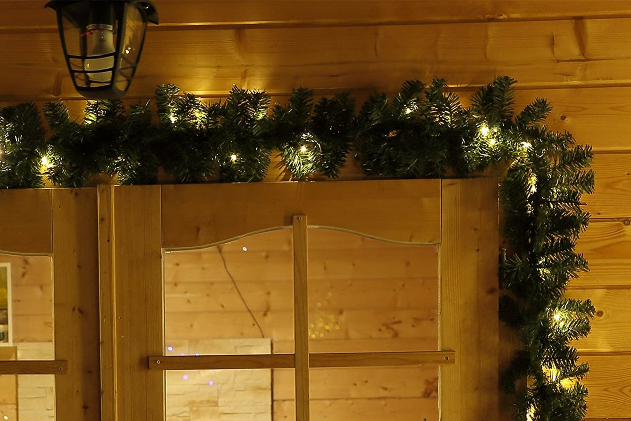 Guirlande met 30 LED's – 2,7 m kerstverlichting voor binnen