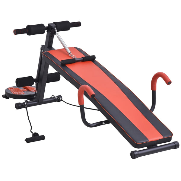 Halterbank zwart 166x53x60 cm – verstelbare fitnessbank