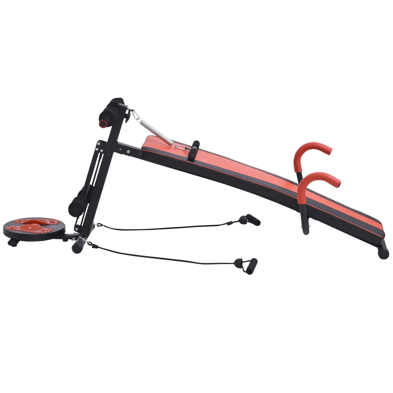 Halterbank zwart 166x53x60 cm – verstelbare fitnessbank