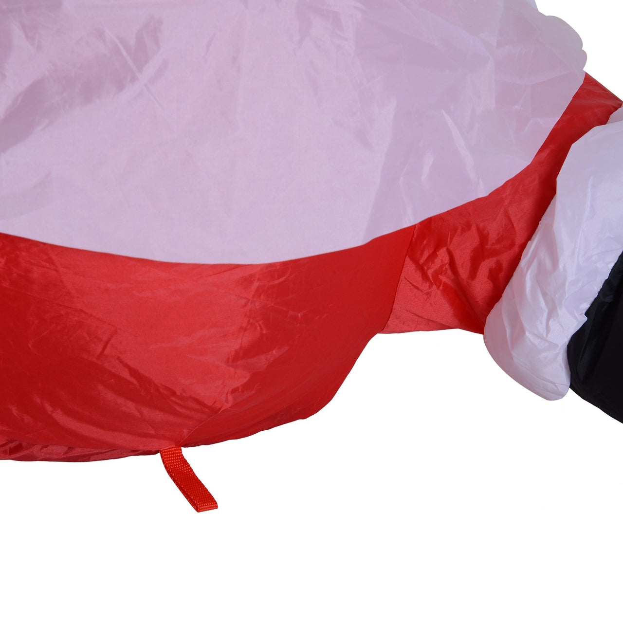 Opblaasbare kerstman 120 cm met cadeau en sfeervolle LED verlichting