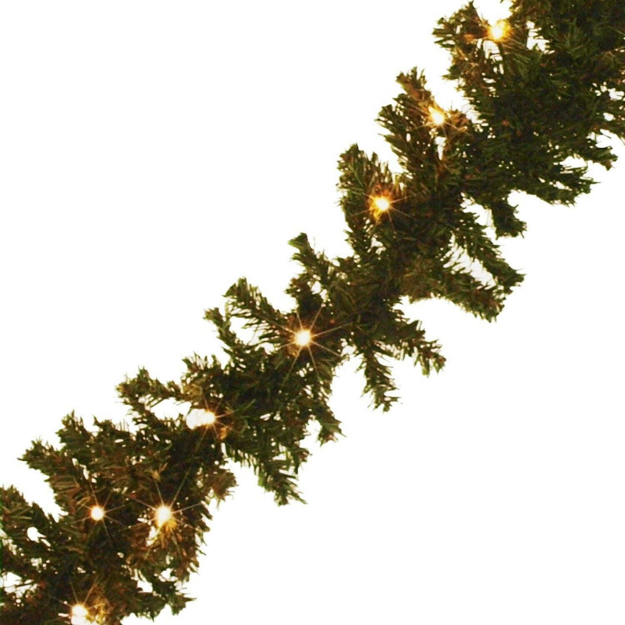 Kerstguirlande met verlichting 2,7 meter – 35 lampjes voor sfeer