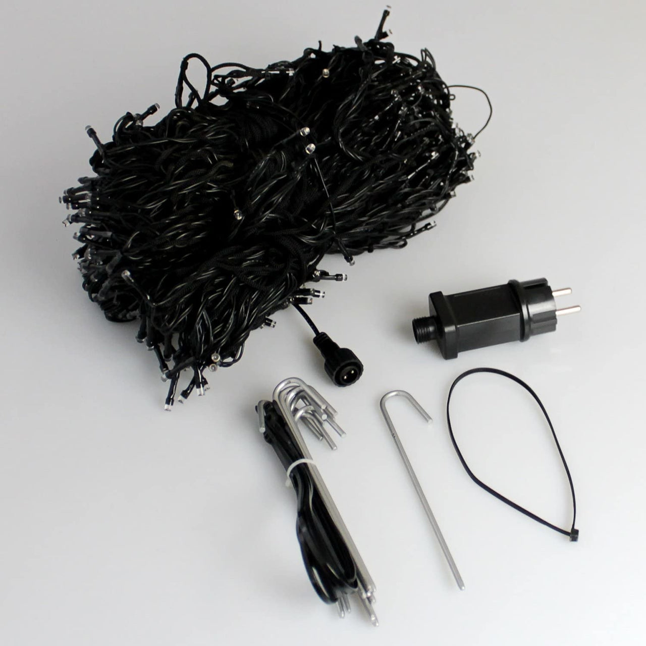 Vlaggenmast kerstverlichting 2 meter – 120 LED warm wit