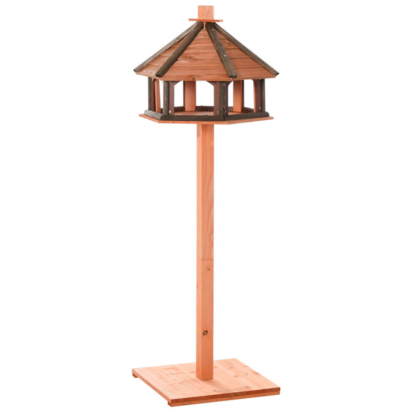 Voederhuisje hout – Staand vogelhuis 130 cm voor buiten