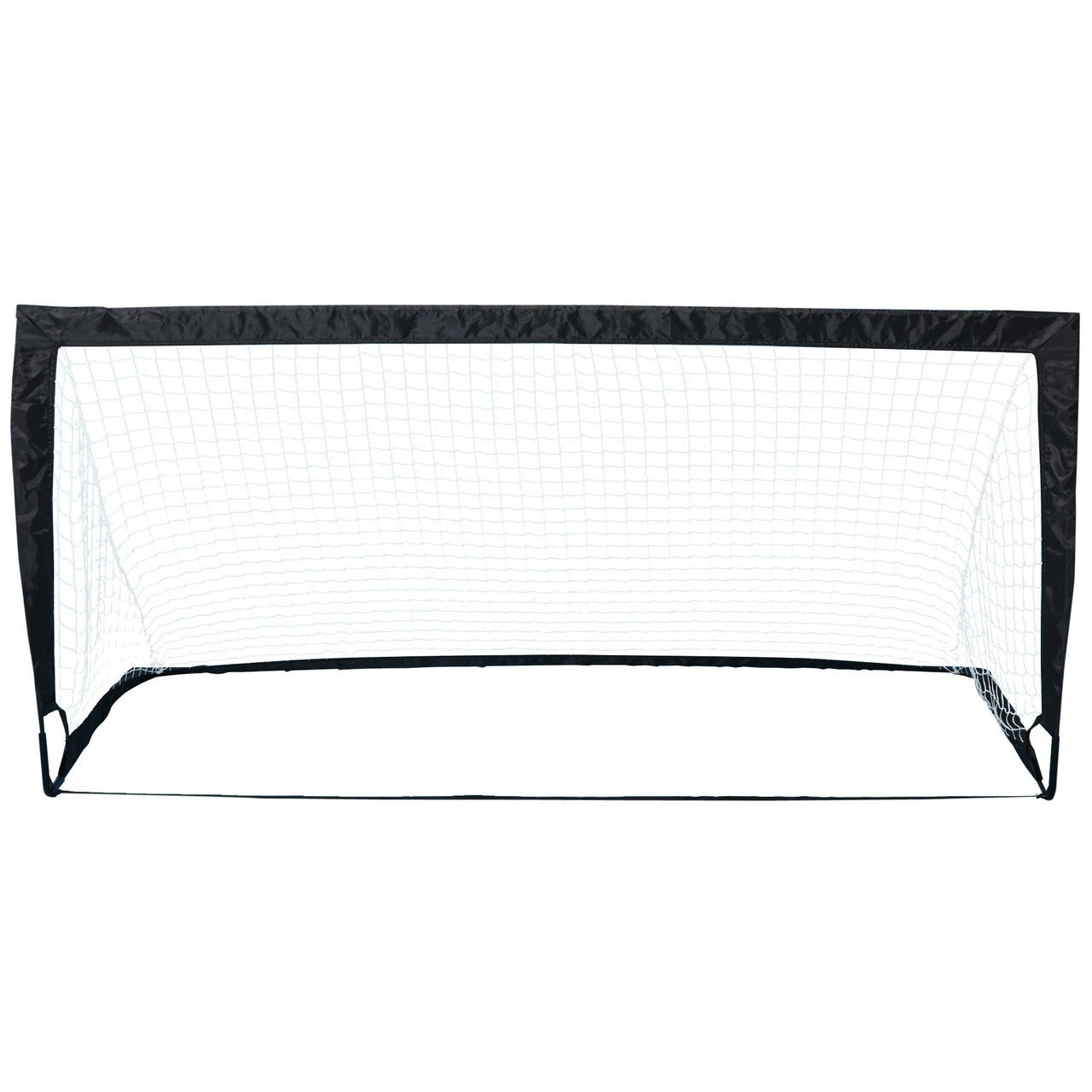 Opvouwbare voetbaldoelen 186x90x89 cm – set van 2 – zwart