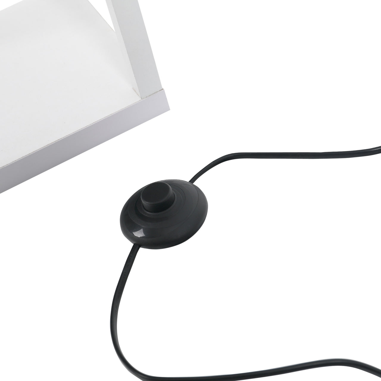 Multifunctionele witte vloerlamp met planken – 160 cm hoog