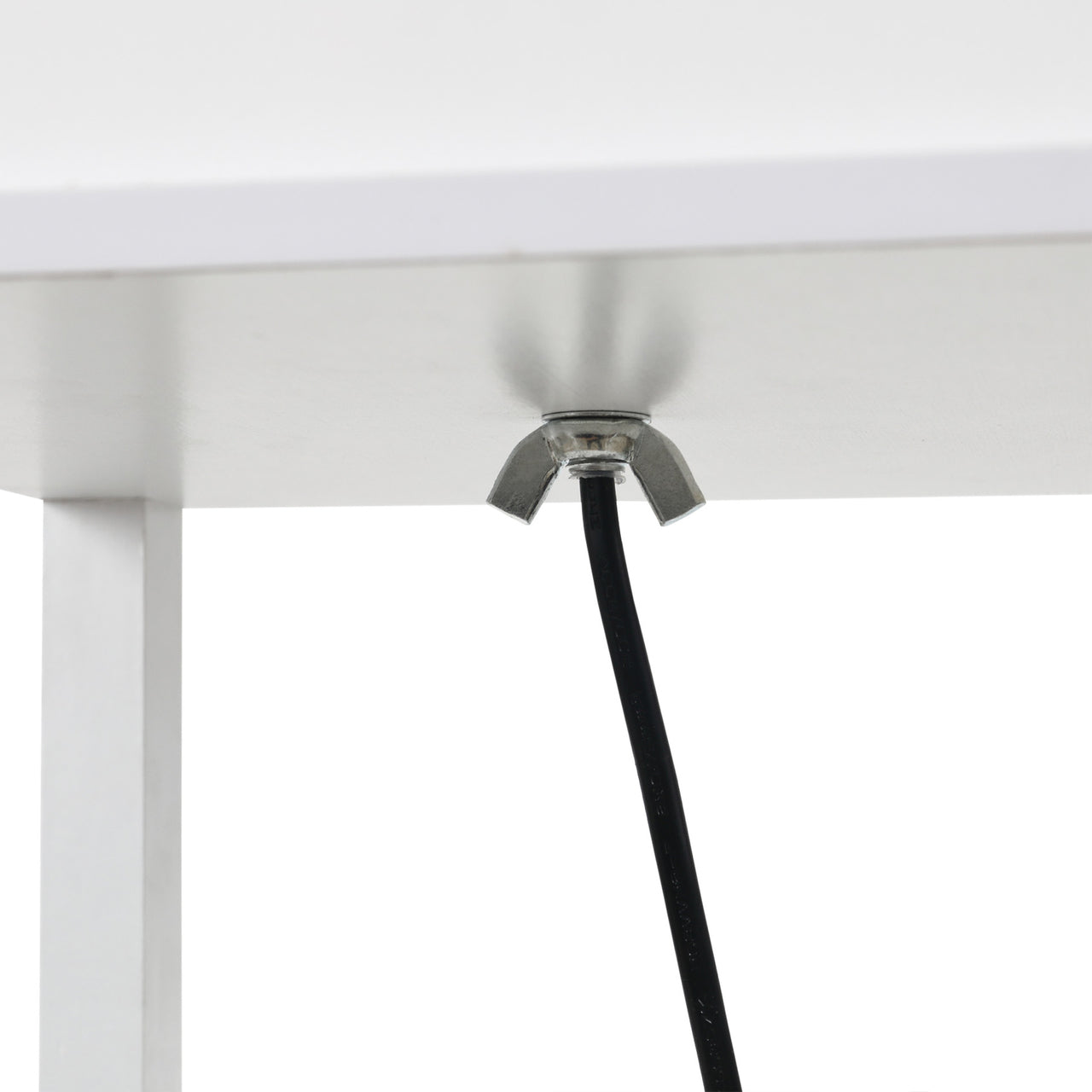 Multifunctionele witte vloerlamp met planken – 160 cm hoog