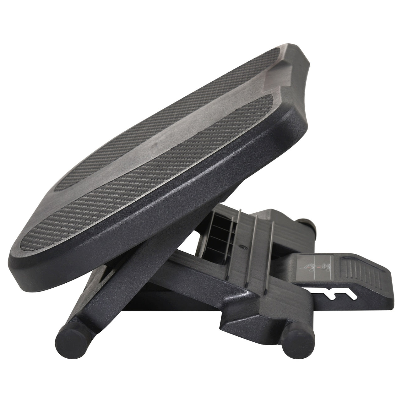 Ergonomische voetensteun met massageoppervlak en verstelbare hoek (0–30°)