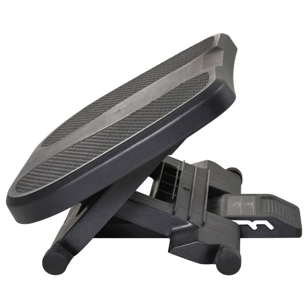 Ergonomische voetensteun met massageoppervlak en verstelbare hoek (0–30°)