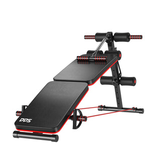 Verstelbare fitnessbank – Halterbank 142 x 47 x 66 cm voor thuis met stevig frame en meerdere verstelopties