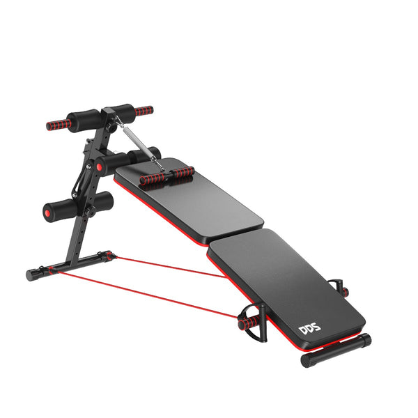Verstelbare fitnessbank – Halterbank 142 x 47 x 66 cm voor thuis