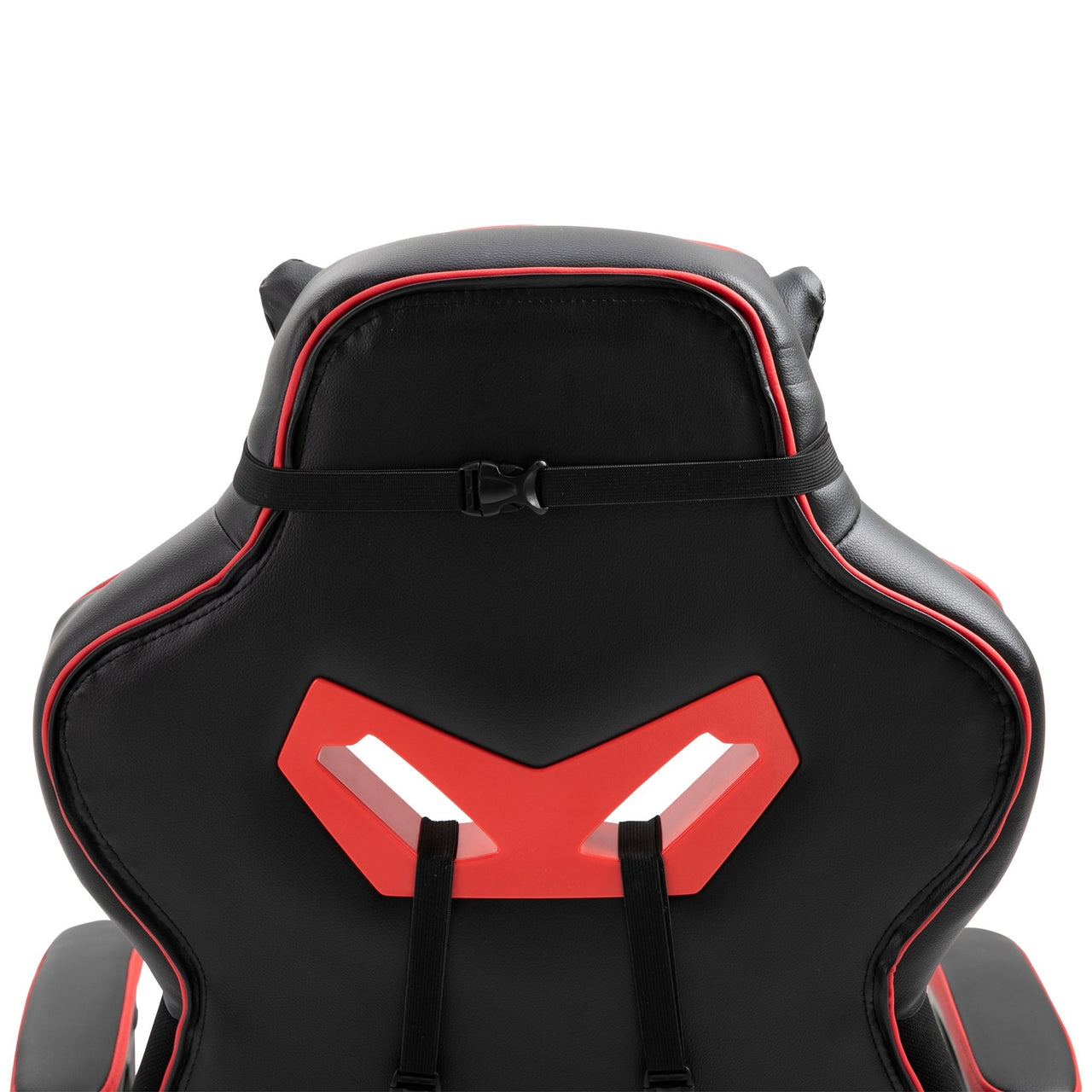 Game stoel gaming met voetensteun – racing stijl zwart/rood