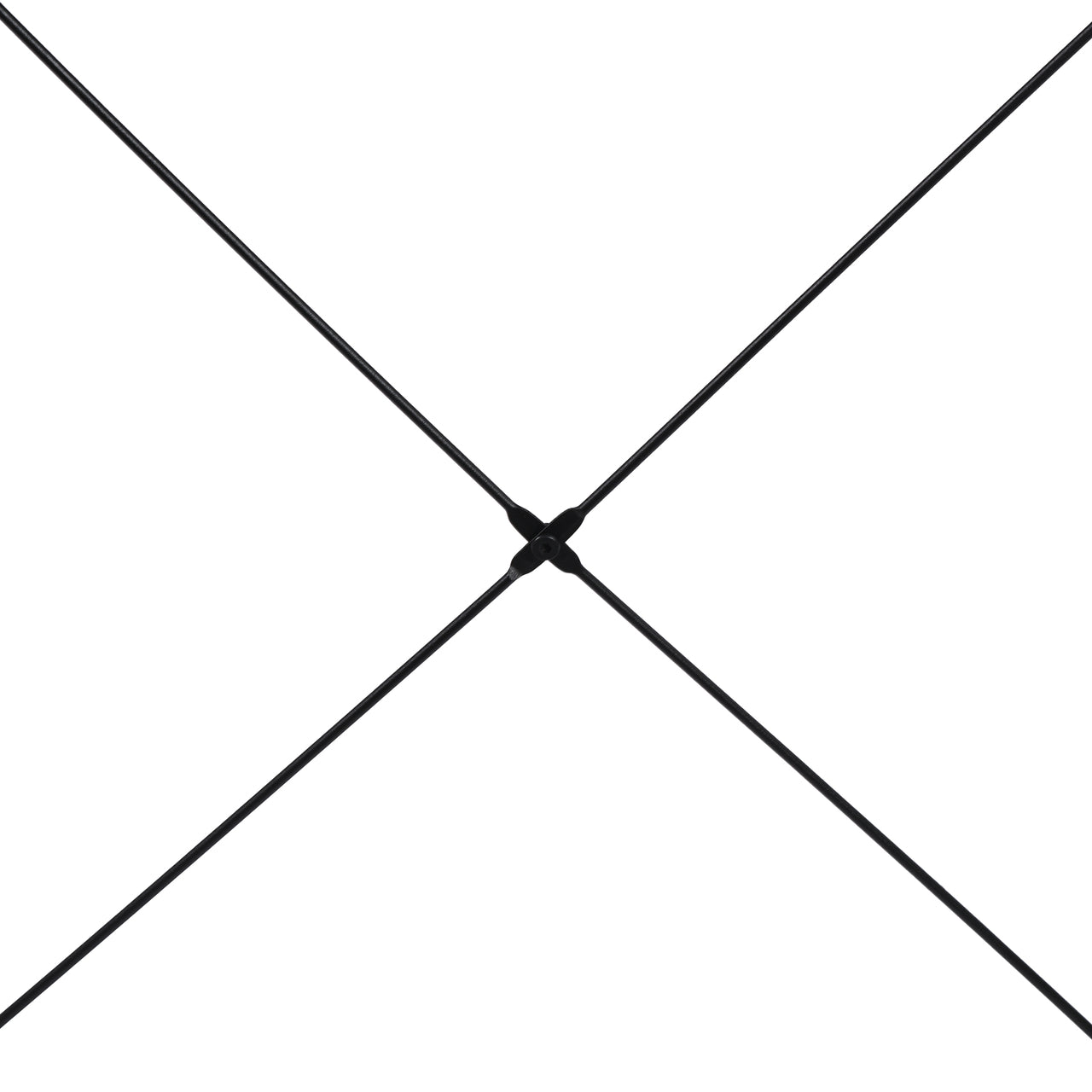 Zwart L-vormig Hoekbureau 150x150 cm Zwart