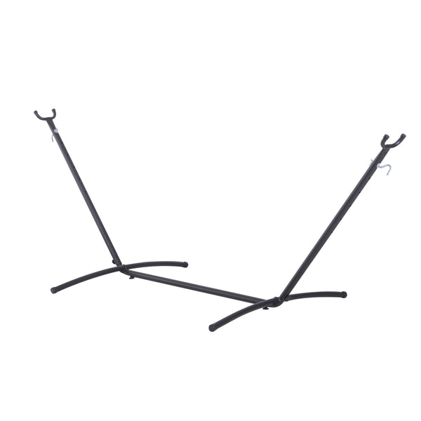 Zwarte Hangmatstandaard 280x120x110 cm – Max 120 kg
