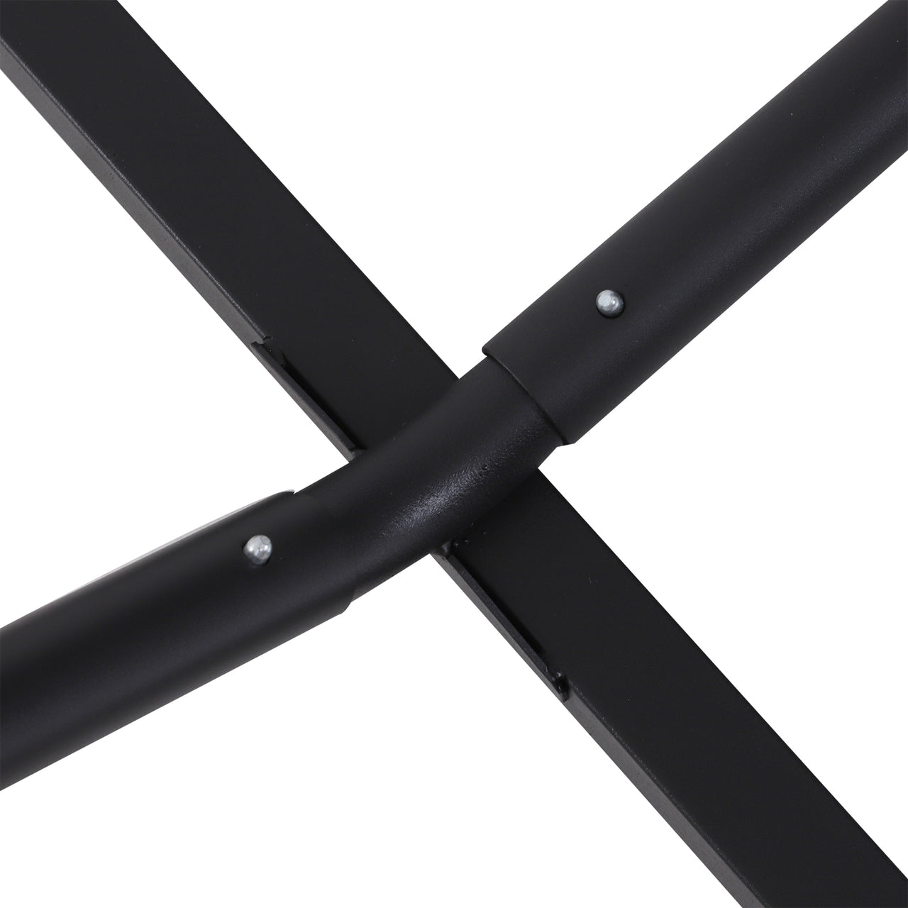 Zwarte Hangmatstandaard 360x92x115 cm – Max 150 kg