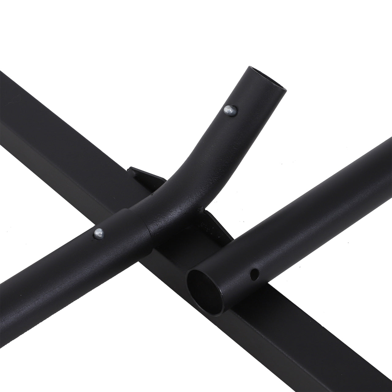 Zwarte Hangmatstandaard 360x92x115 cm – Max 150 kg
