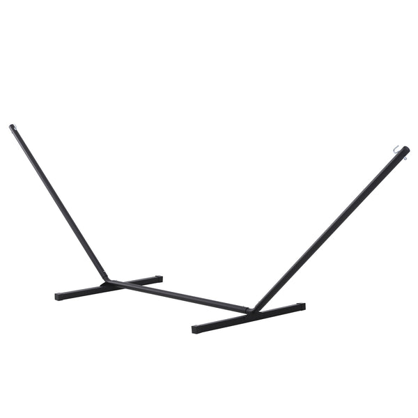 Zwarte Hangmatstandaard 360x92x115 cm – Max 150 kg