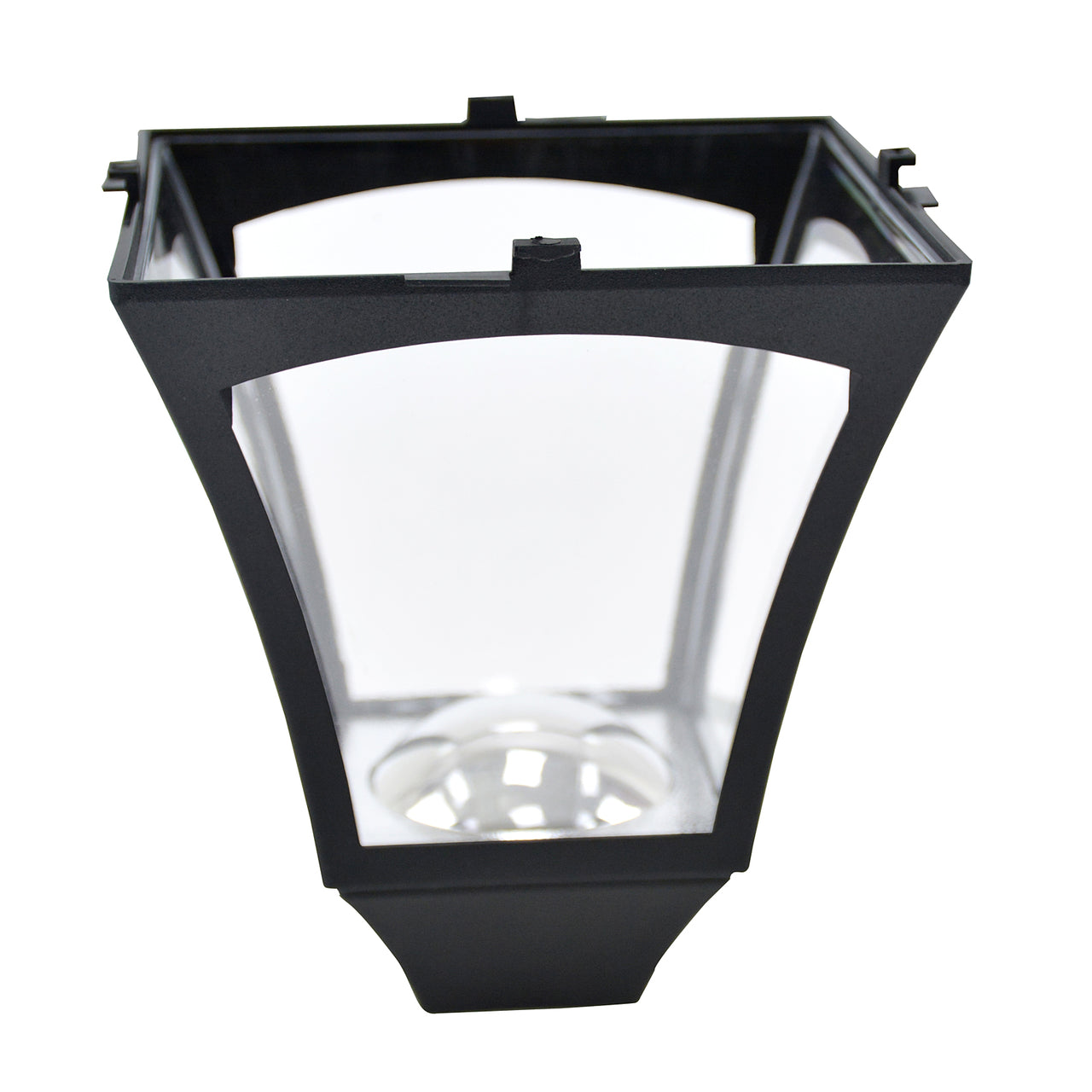 Zwarte Solar Tuinlantaarn 120 cm – 10 Lumen LED