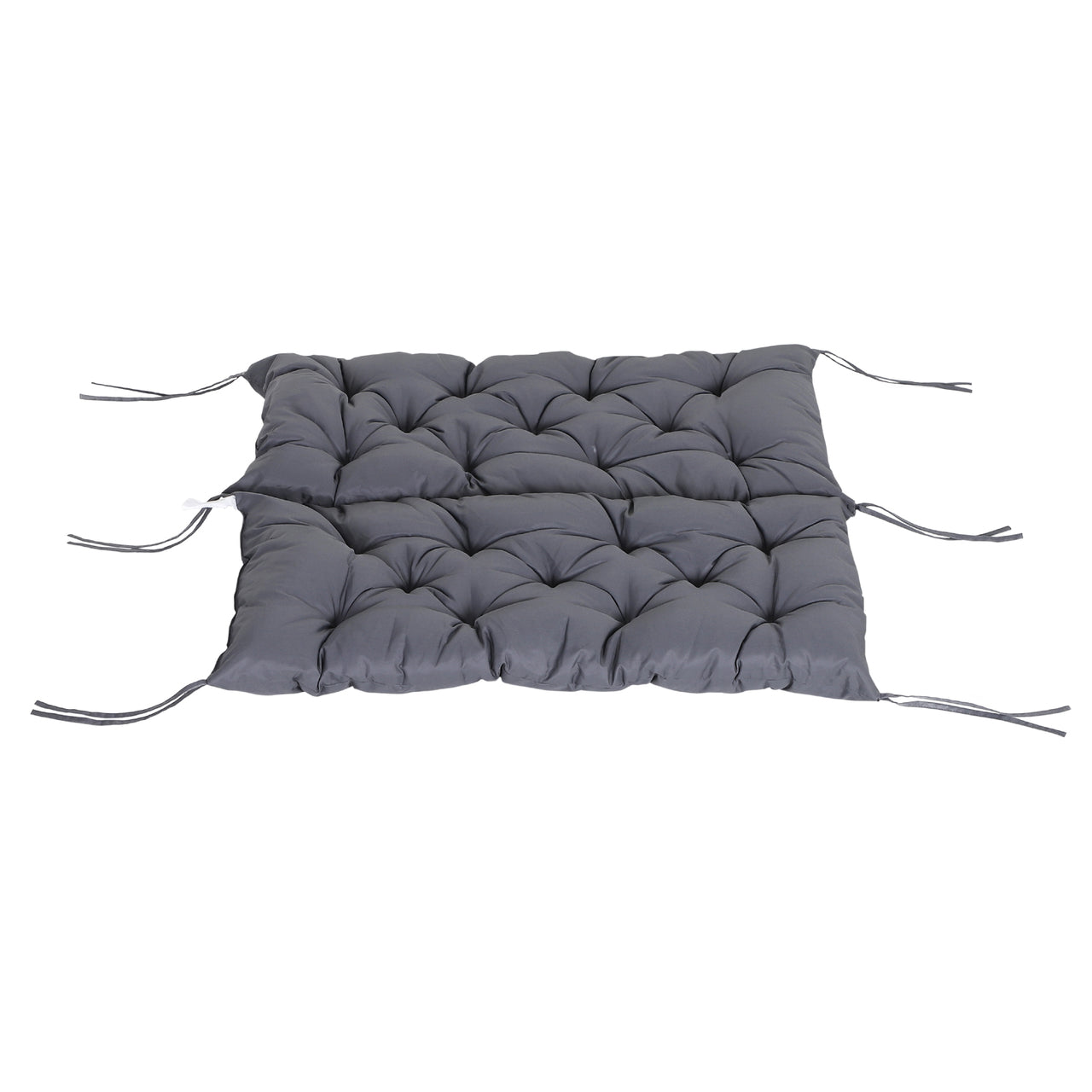 Grijs 3-zits tuinkussen 100x98x8 cm – comfortabel en stevig voor tuinbanken