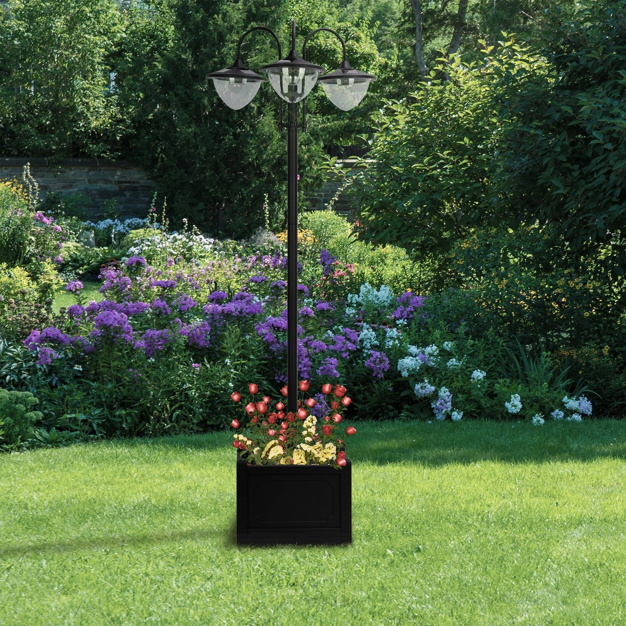 Stijlvolle solar tuinlantaarn