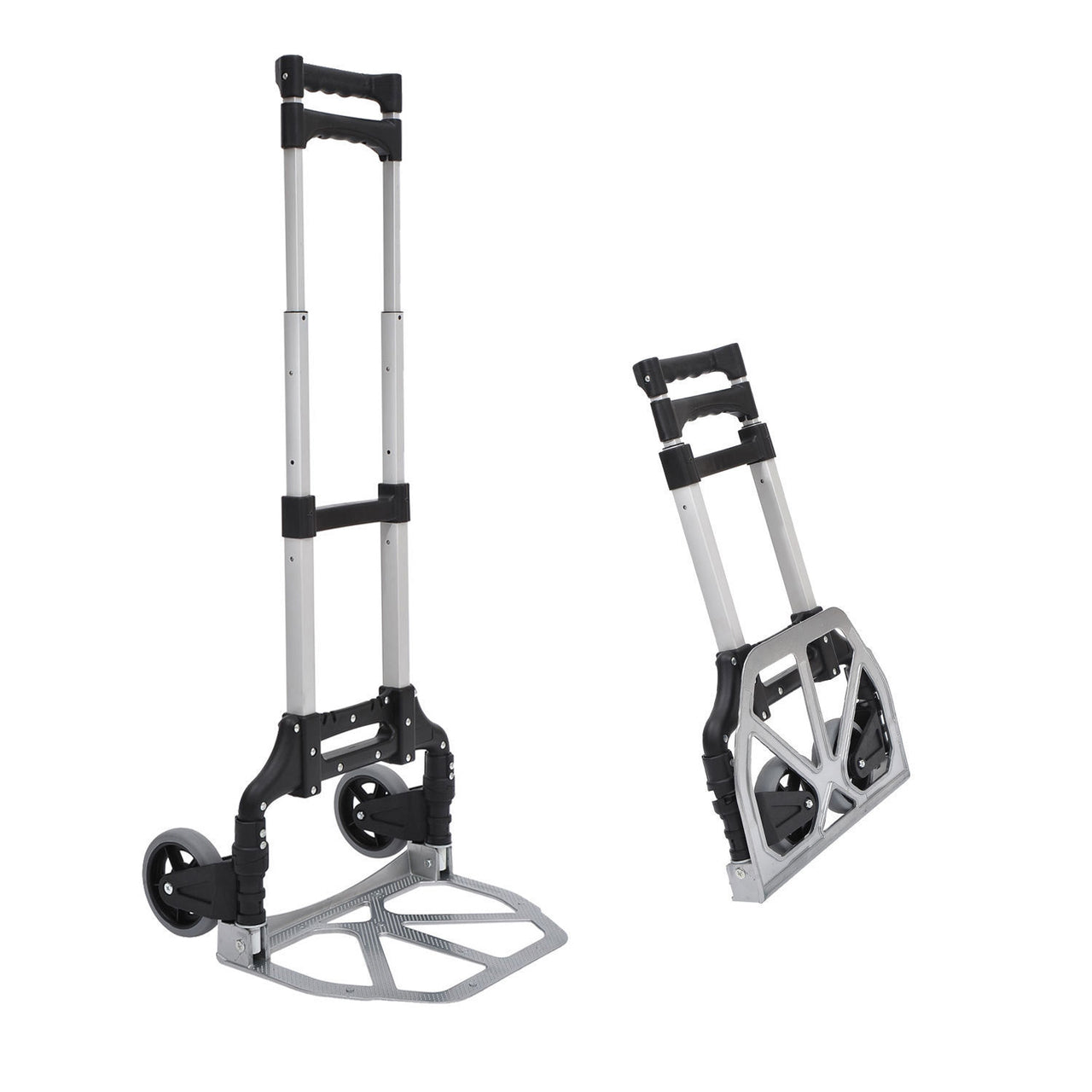 Aluminium opvouwbare steekwagen met 70 kg draagvermogen