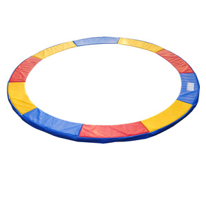 Kleurige PVC trampoline rand Ø366 cm met 15 mm vulling, veilige en duurzame randafdekking voor trampolines